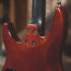 Steinberger 2002 GM7TA Electric Guitar, Red Flame With OHSC and Gig Bag - Used