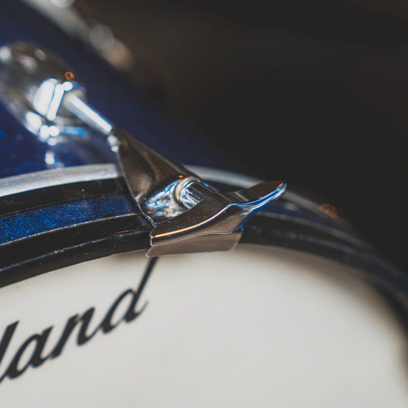 1960's/1970's Slingerland Mismatched Drum Kit, Blue Sparkle - Used