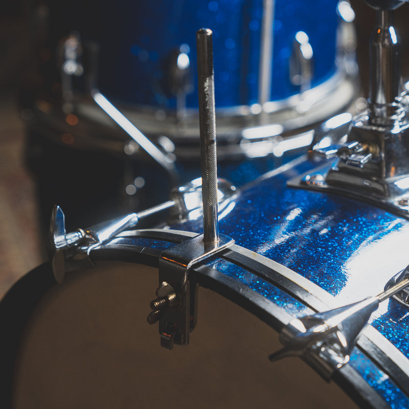 1960's/1970's Slingerland Mismatched Drum Kit, Blue Sparkle - Used