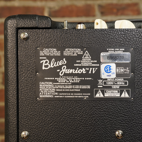 Fender Blues Junior IV 15w 1x12 Combo Amplifier - Used