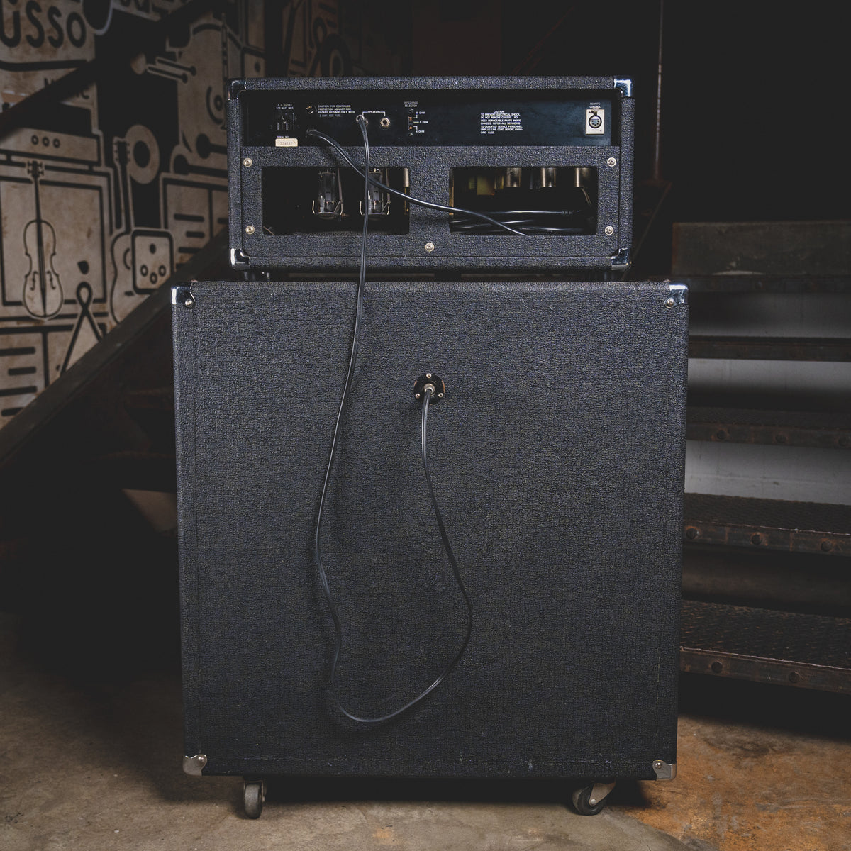 Ampeg 1985 V3 Amplifier Head And Cabinet - Used