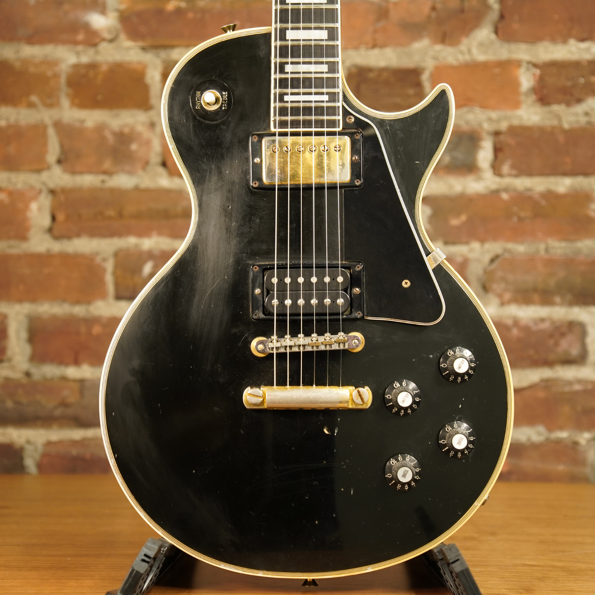 Gibson Custom 1979 Les Paul Custom Electric Guitar, Ebony With OHSC - Used
