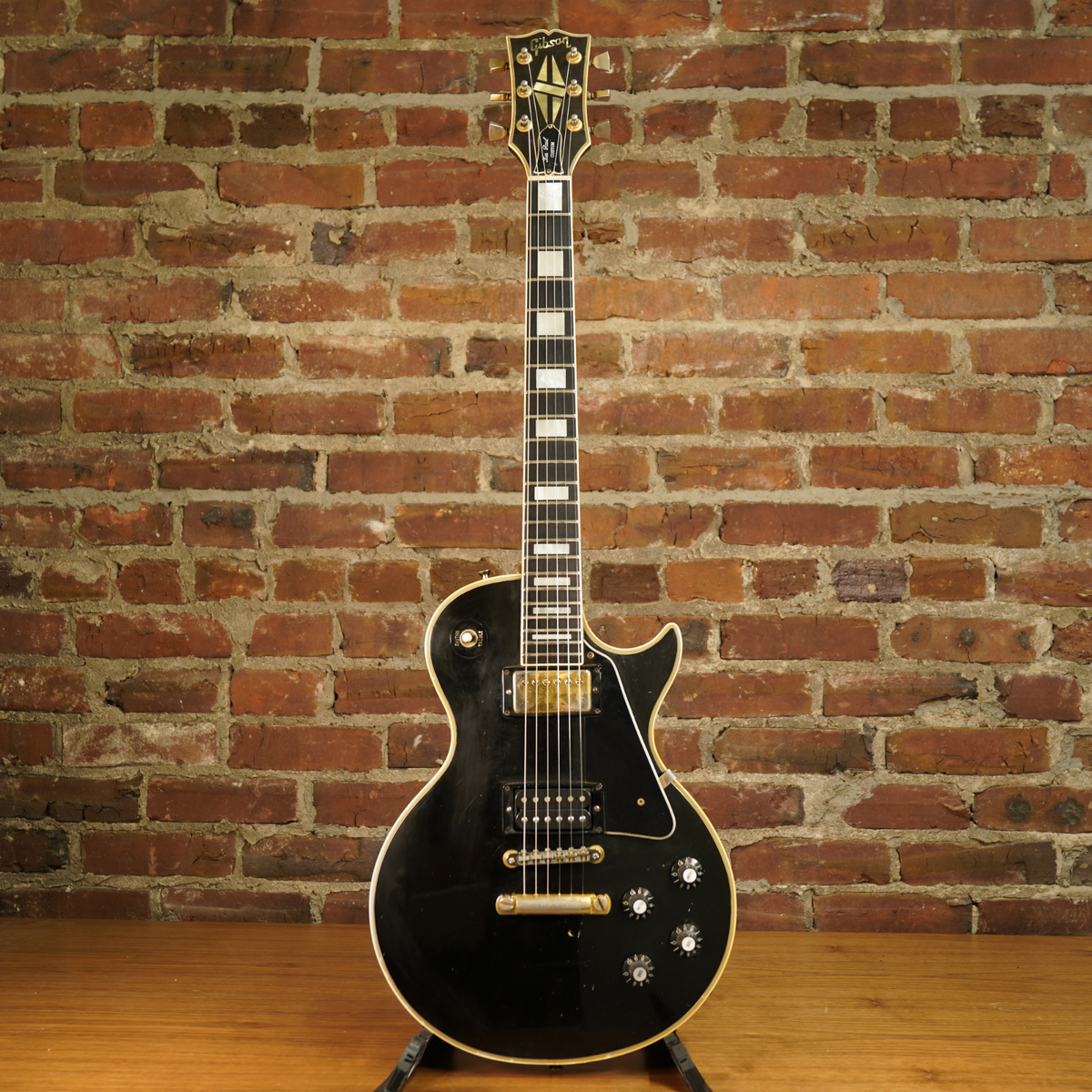 Gibson Custom 1979 Les Paul Custom Electric Guitar, Ebony With OHSC - Used