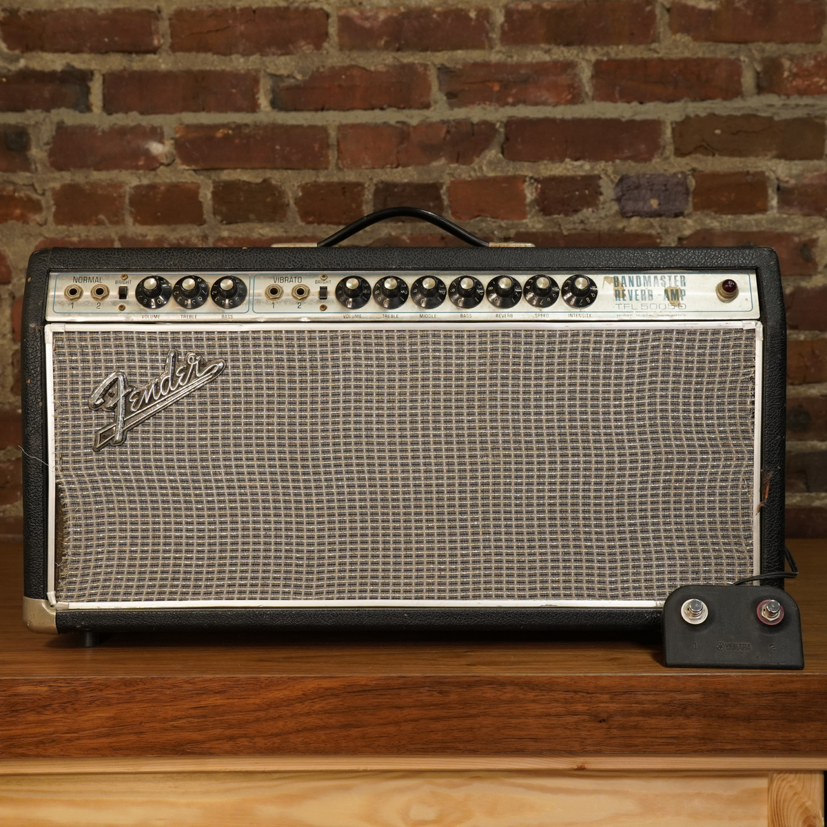 1969 Fender Bandmaster TFL 5005D 40W Amplifier Head With Footswitch - Used
