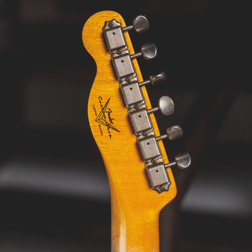 2015 Fender Custom Shop Limited '55 Esquire Electric Guitar, Relic White Blonde - Used