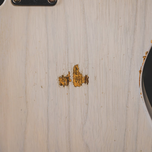 2015 Fender Custom Shop Limited '55 Esquire Electric Guitar, Relic White Blonde - Used