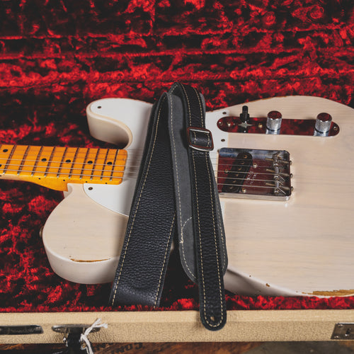 2015 Fender Custom Shop Limited '55 Esquire Electric Guitar, Relic White Blonde - Used