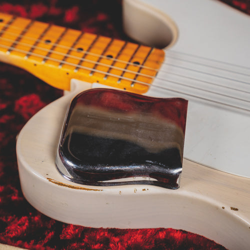 2015 Fender Custom Shop Limited '55 Esquire Electric Guitar, Relic White Blonde - Used