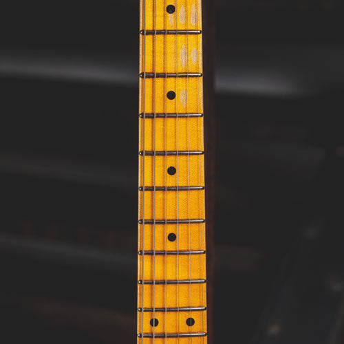 2015 Fender Custom Shop Limited '55 Esquire Electric Guitar, Relic White Blonde - Used