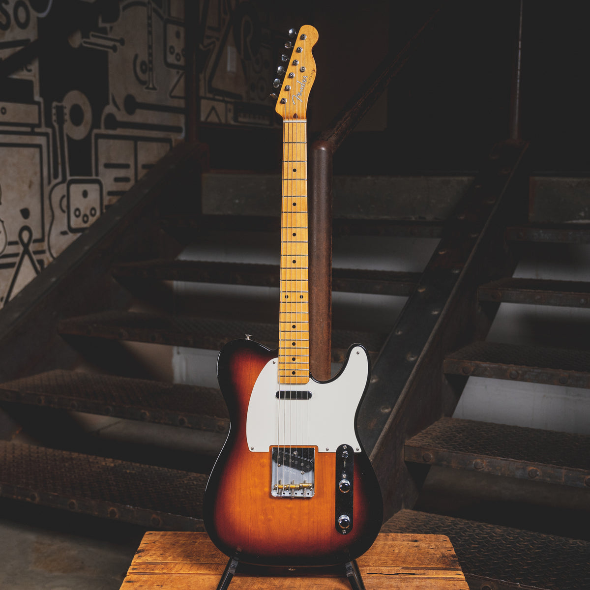 2020 Fender Vintera 50s Telecaster, Two Tone Sunburst with Hard Case - Used