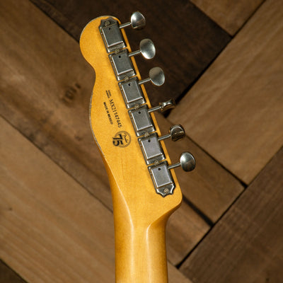 2021 Fender Vintera 50's Roadworn Telecaster Electric Guitar, Lake Placid Blue with Hard Case - Used