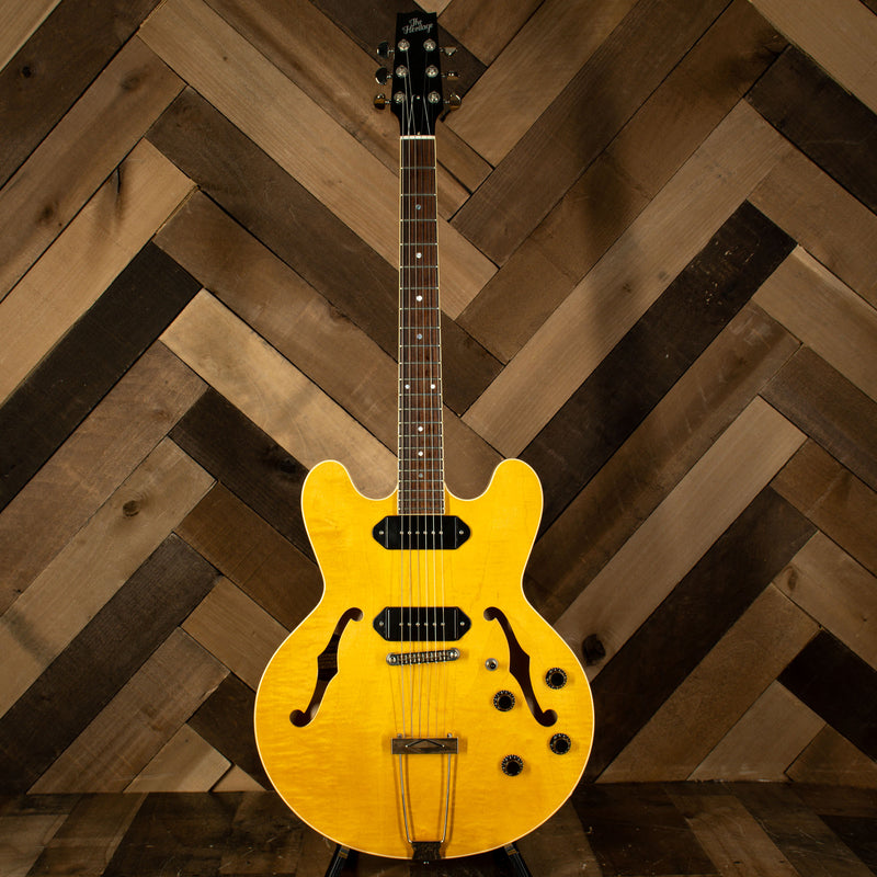 2021 Heritage H-530 Hollow Body Electric Guitar, Antique Natural with OHSC - Used