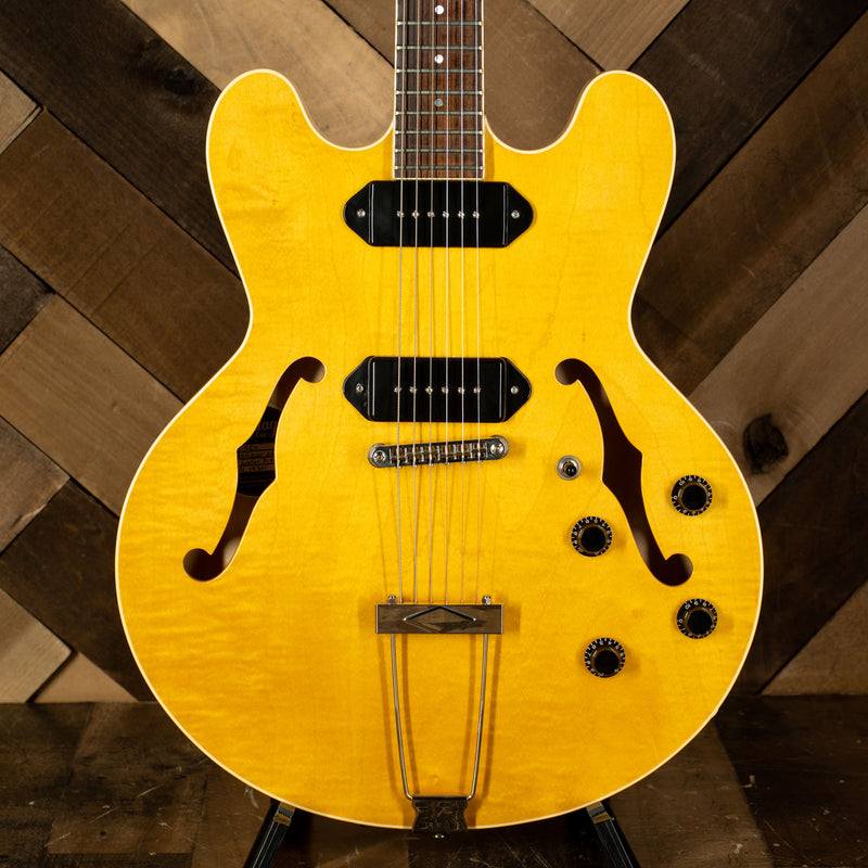 2021 Heritage H-530 Hollow Body Electric Guitar, Antique Natural with OHSC - Used