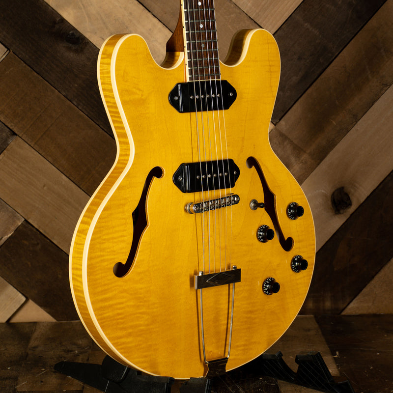 2021 Heritage H-530 Hollow Body Electric Guitar, Antique Natural with OHSC - Used