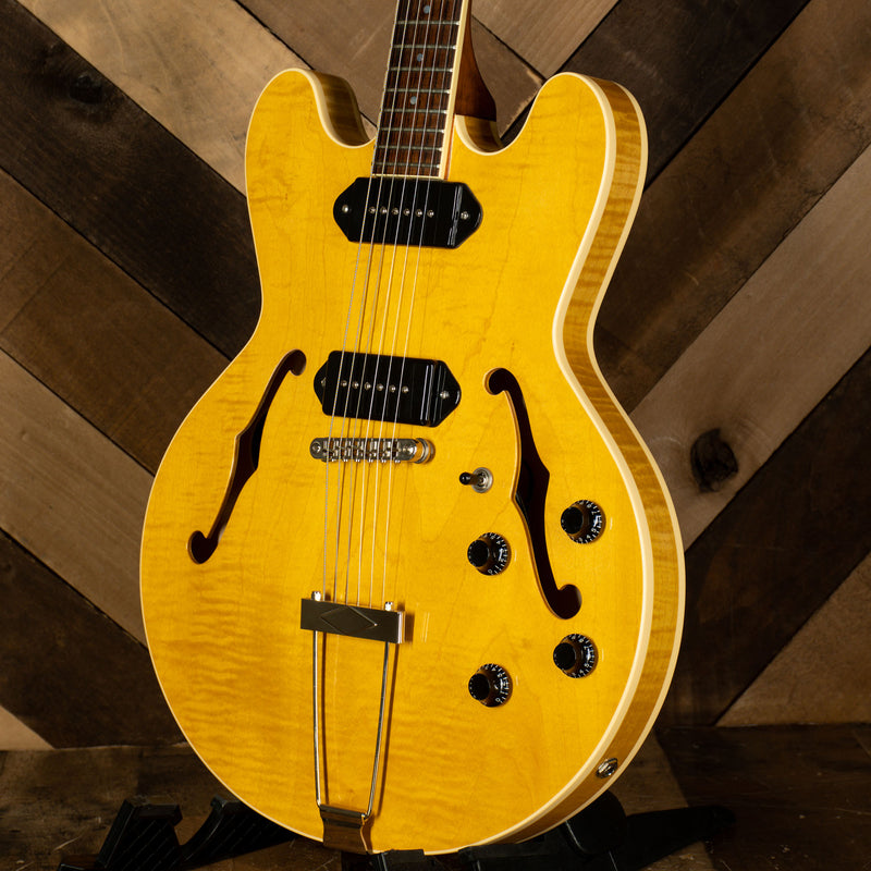 2021 Heritage H-530 Hollow Body Electric Guitar, Antique Natural with OHSC - Used