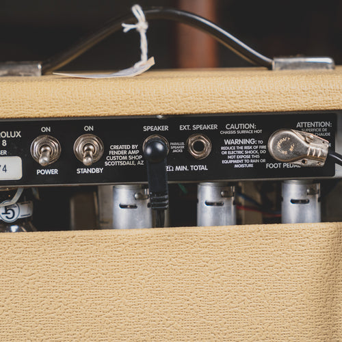 Fender 1995 Custom Vibrolux Reverb Combo Amplifier, Blonde With Slip Cover - Used