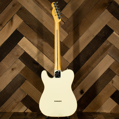 2021 Fender American Professional II Telecaster Electric Guitar, Olympic White, OHC - Used