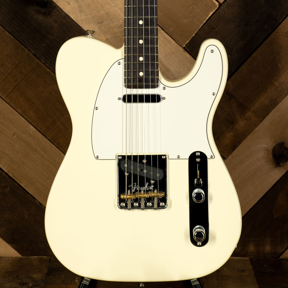 2021 Fender American Professional II Telecaster Electric Guitar, Olympic White, OHC - Used