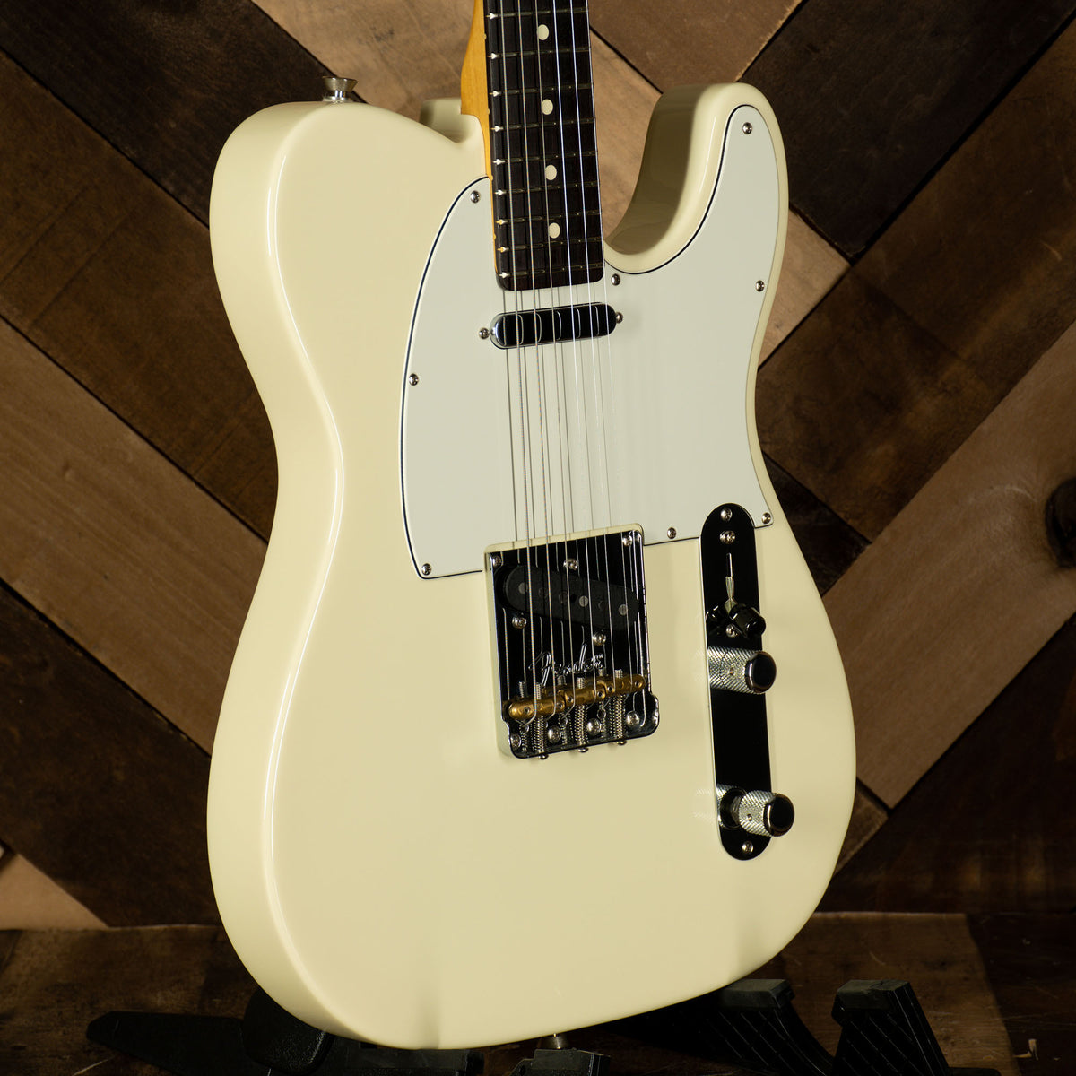 2021 Fender American Professional II Telecaster Electric Guitar, Olympic White, OHC - Used