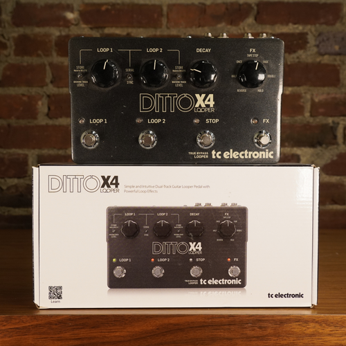 TC Electronic Ditto X4 Looper Effect Pedal With Box