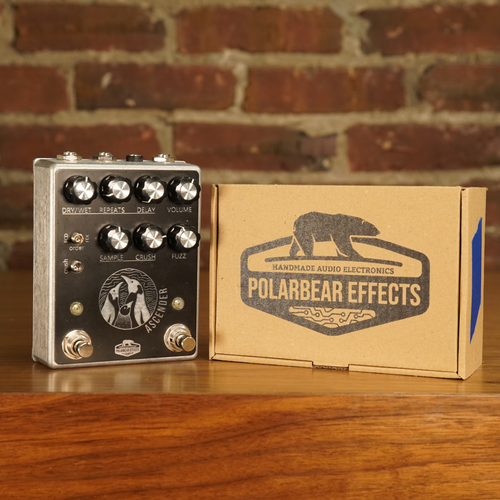 Polarbear Effects Ascender Fuzz Delay Bit Crusher Effect Pedal With Box - Used