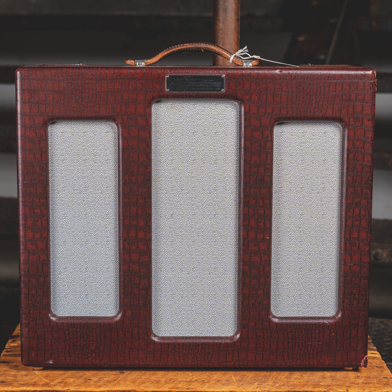 Magnatone 2012 Varsity Cathedral Combo Amplifier, Burgundy - Used
