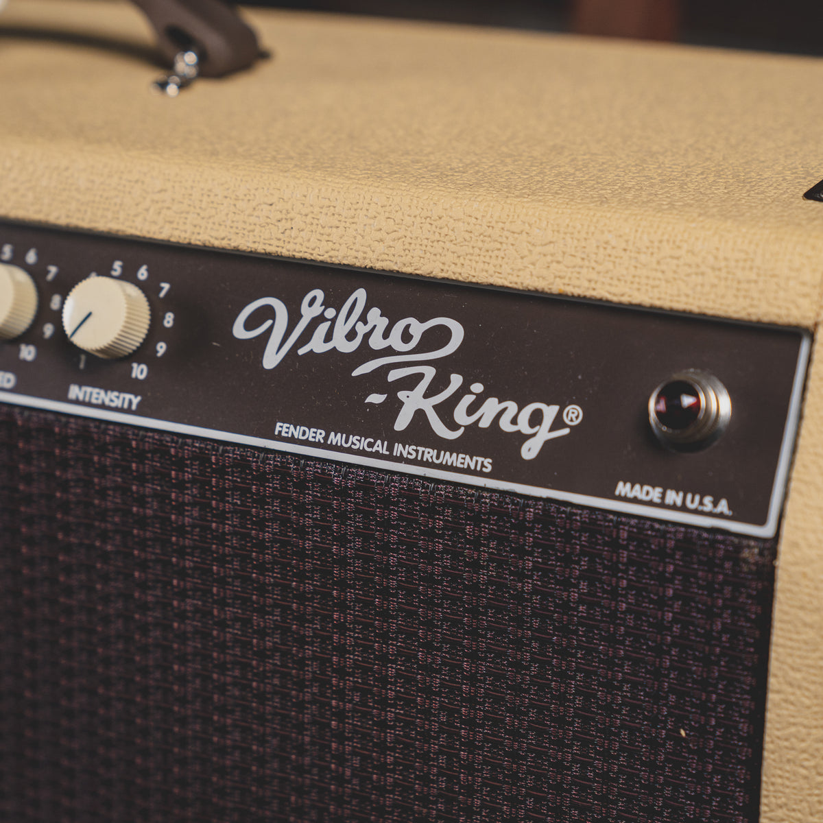 2000 Fender Vibro King 3x10 Combo Amplifier with Slipcover - Used
