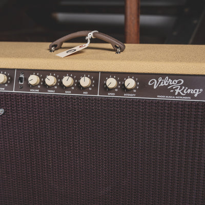 2000 Fender Vibro King 3x10 Combo Amplifier with Slipcover - Used