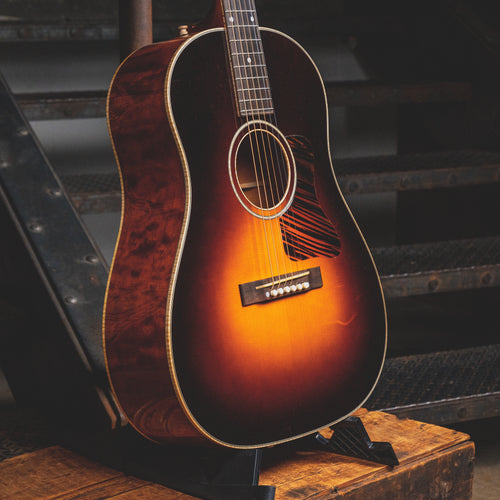 2014 John Walker Wise River SD Sunburst Round Shoulder Quilted Mahogany Acoustic Guitar - Used