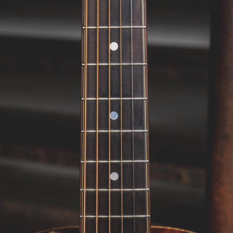 2014 John Walker Wise River SD Sunburst Round Shoulder Quilted Mahogany Acoustic Guitar - Used