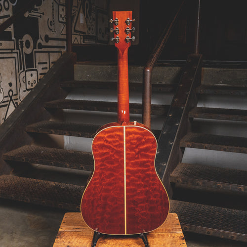 2014 John Walker Wise River SD Sunburst Round Shoulder Quilted Mahogany Acoustic Guitar - Used