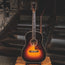 2014 John Walker Wise River SD Sunburst Round Shoulder Quilted Mahogany Acoustic Guitar - Used