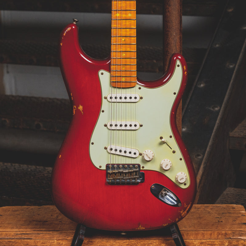 2013 Fender Custom Shop 1959 Stratocaster Relic Cayenne Burst w/ OHSC - Used