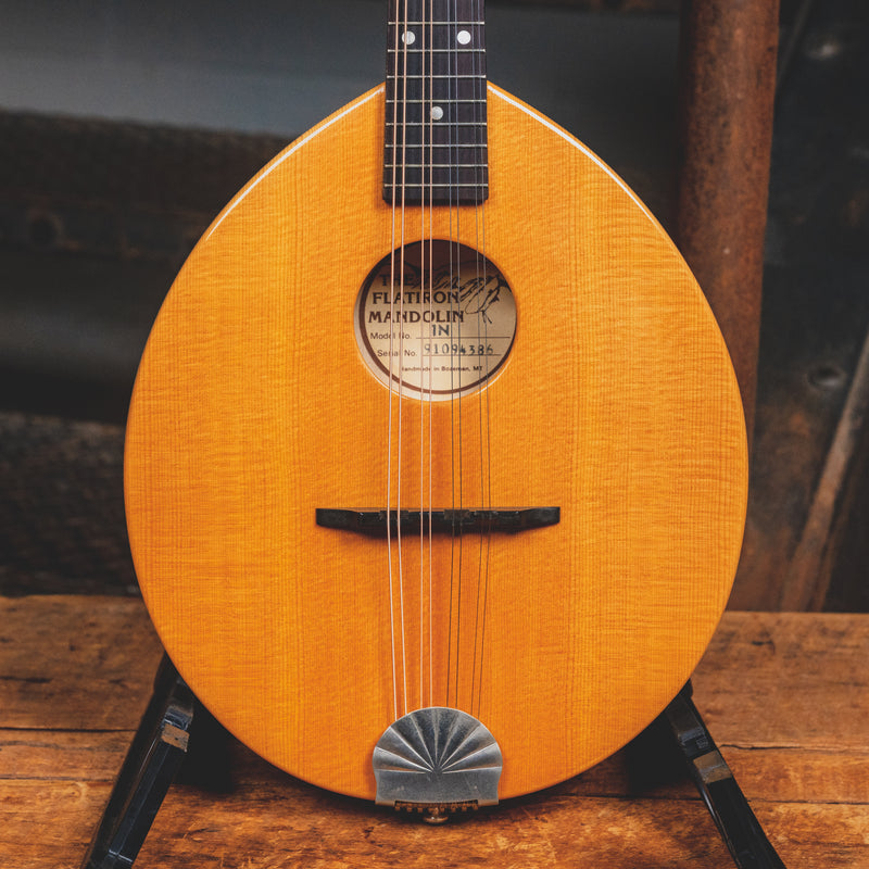 1991 Flatiron 1N Mandolin Natural W/ Hard Case - Use