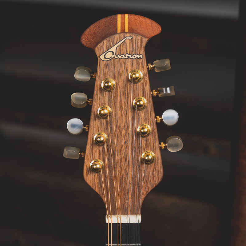 1995 Ovation MM68 Acoustic/Electric Mandolin Red w/ OHSC - USED