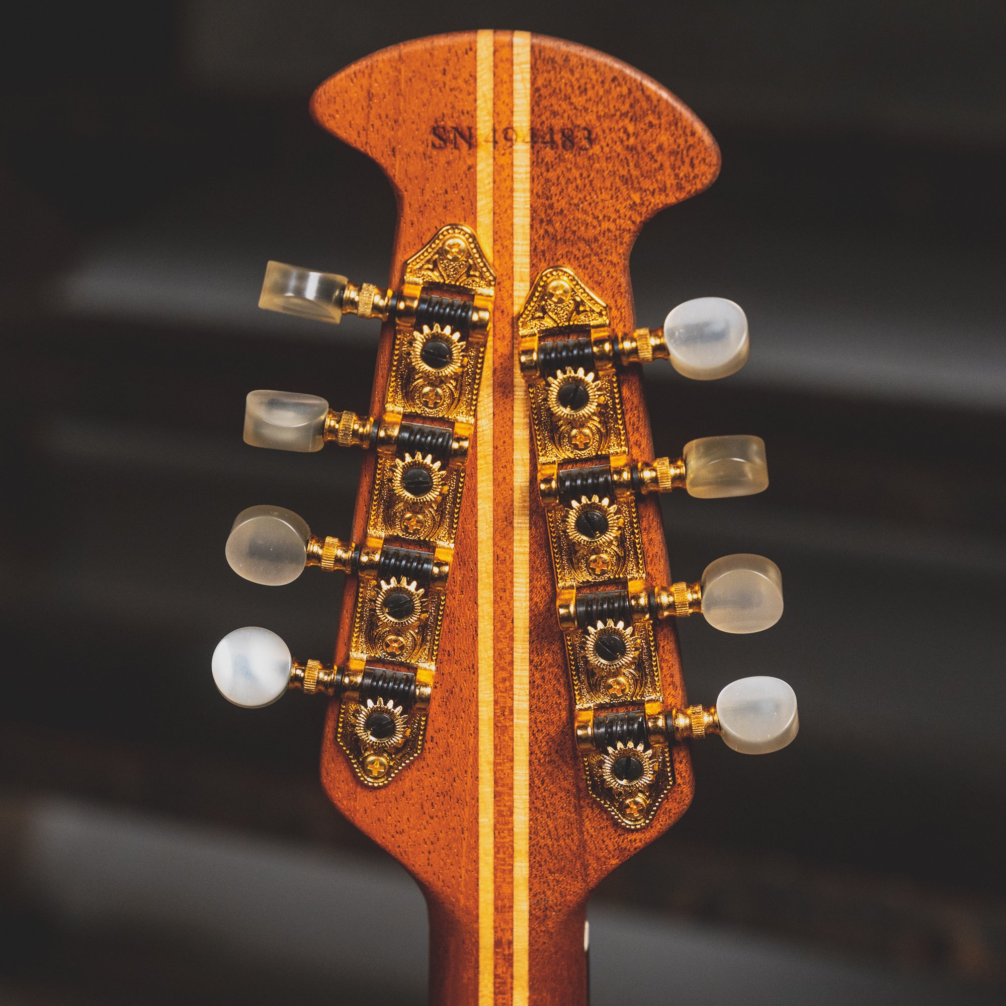 1995 Ovation MM68 Acoustic/Electric Mandolin Red w/ OHSC - USED