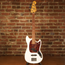 2018 Fender Mustang PJ Bass Olympic White with Case - Used