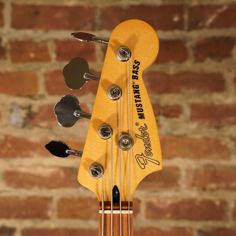 2018 Fender Mustang PJ Bass Olympic White with Case - Used