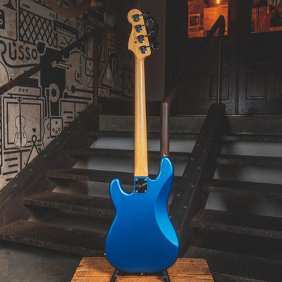 2021 Fender American Performer Precision Electric Bass Guitar Satin Blue w/ OGB - Used