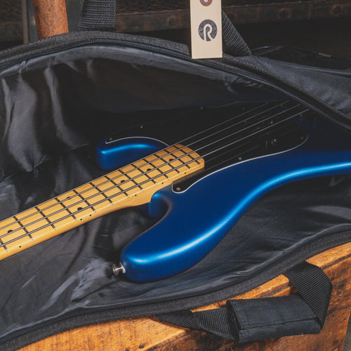 2021 Fender American Performer Precision Electric Bass Guitar Satin Blue w/ OGB - Used