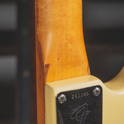 1969 Fender Mustang Olympic White Electric Guitar w/ OHSC - Vintage