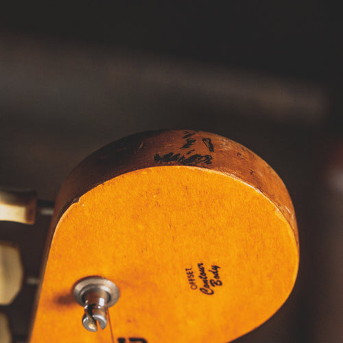 1969 Fender Mustang Olympic White Electric Guitar w/ OHSC - Vintage