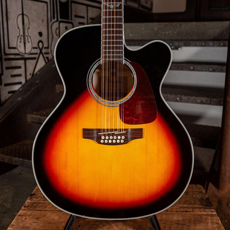 Takamine GJ72CE-12 Sunburst With HSC - Used