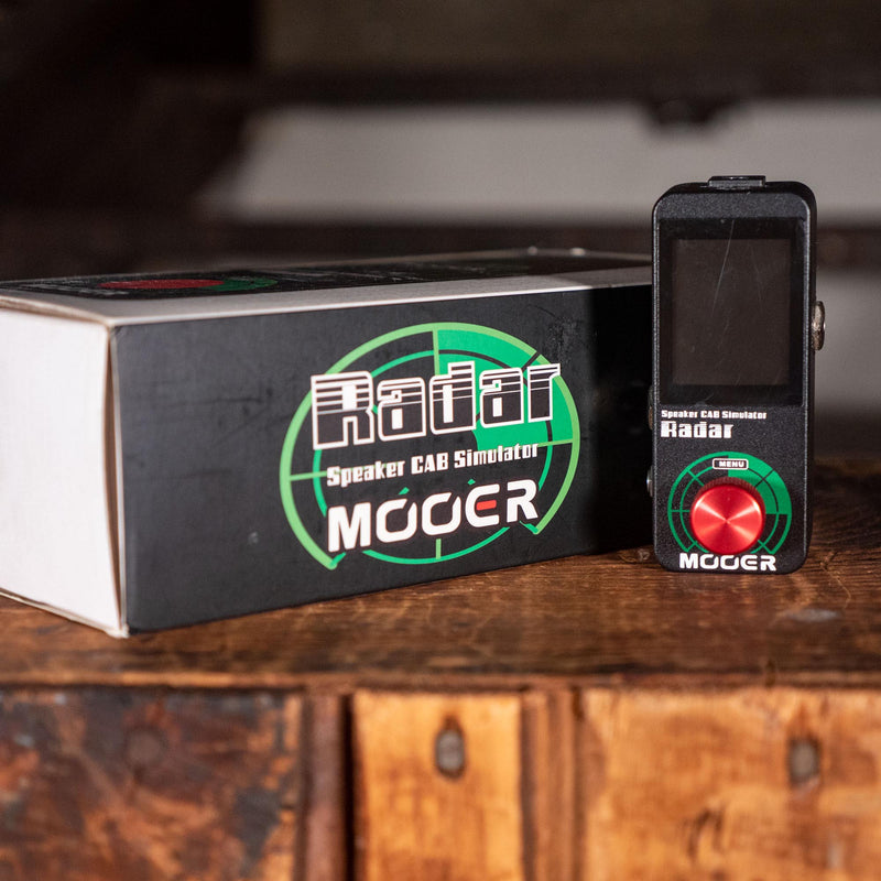 mooer radar pedal Mooer Radar Speaker Cab Sim With Box