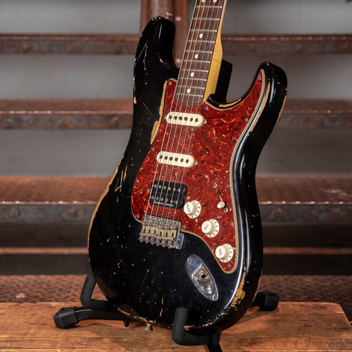 Fender Custom Shop 2012 Limited '63 Strat Relic Black With OHSC - Used