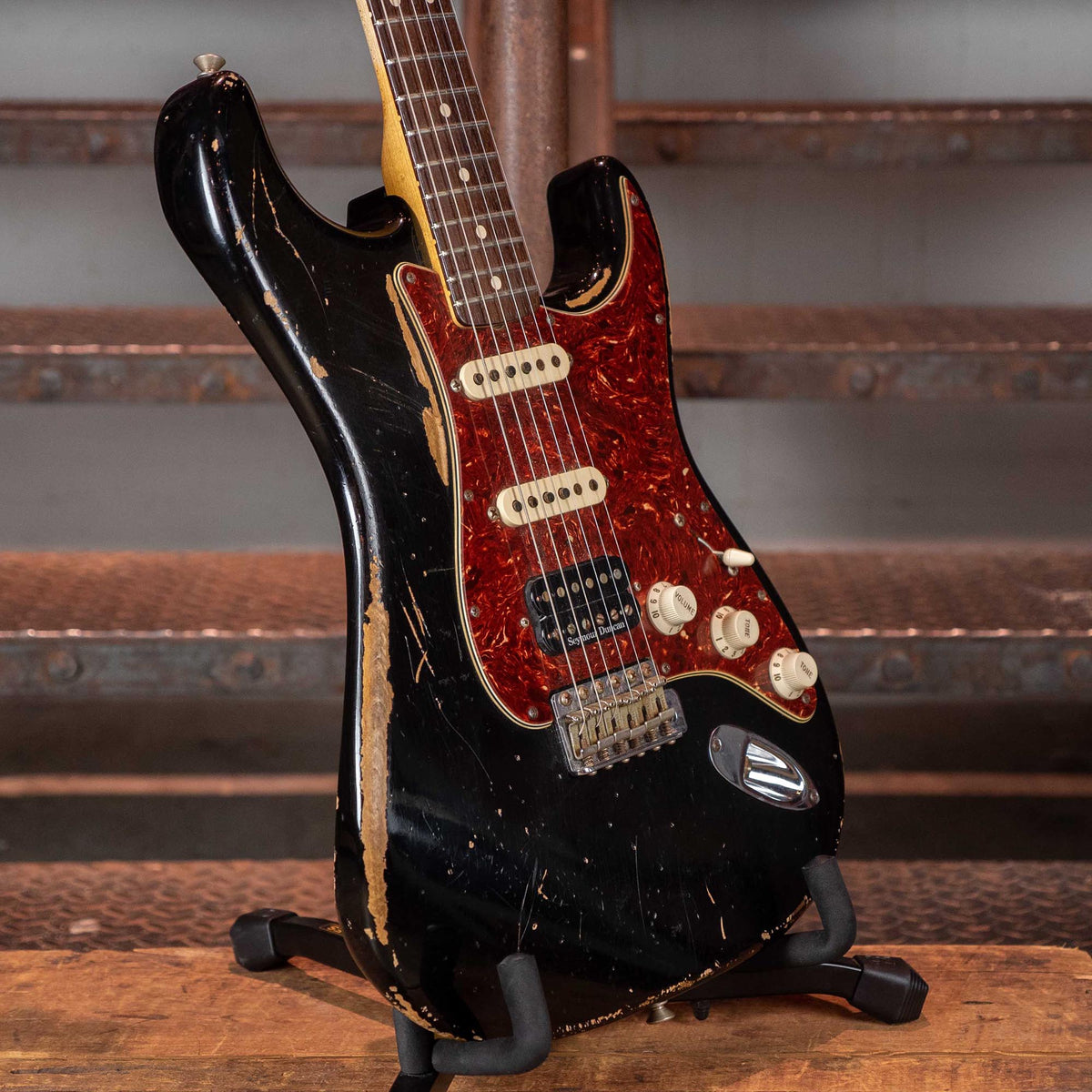 Fender Custom Shop 2012 Limited '63 Strat Relic Black With OHSC - Used