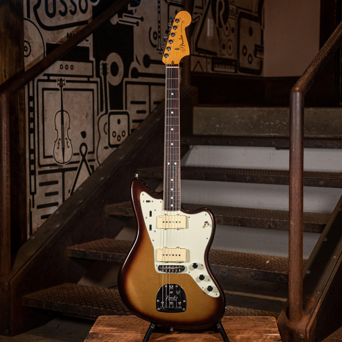Fender American Ultra Jazzmaster Mocha Burst With OHSC - Used