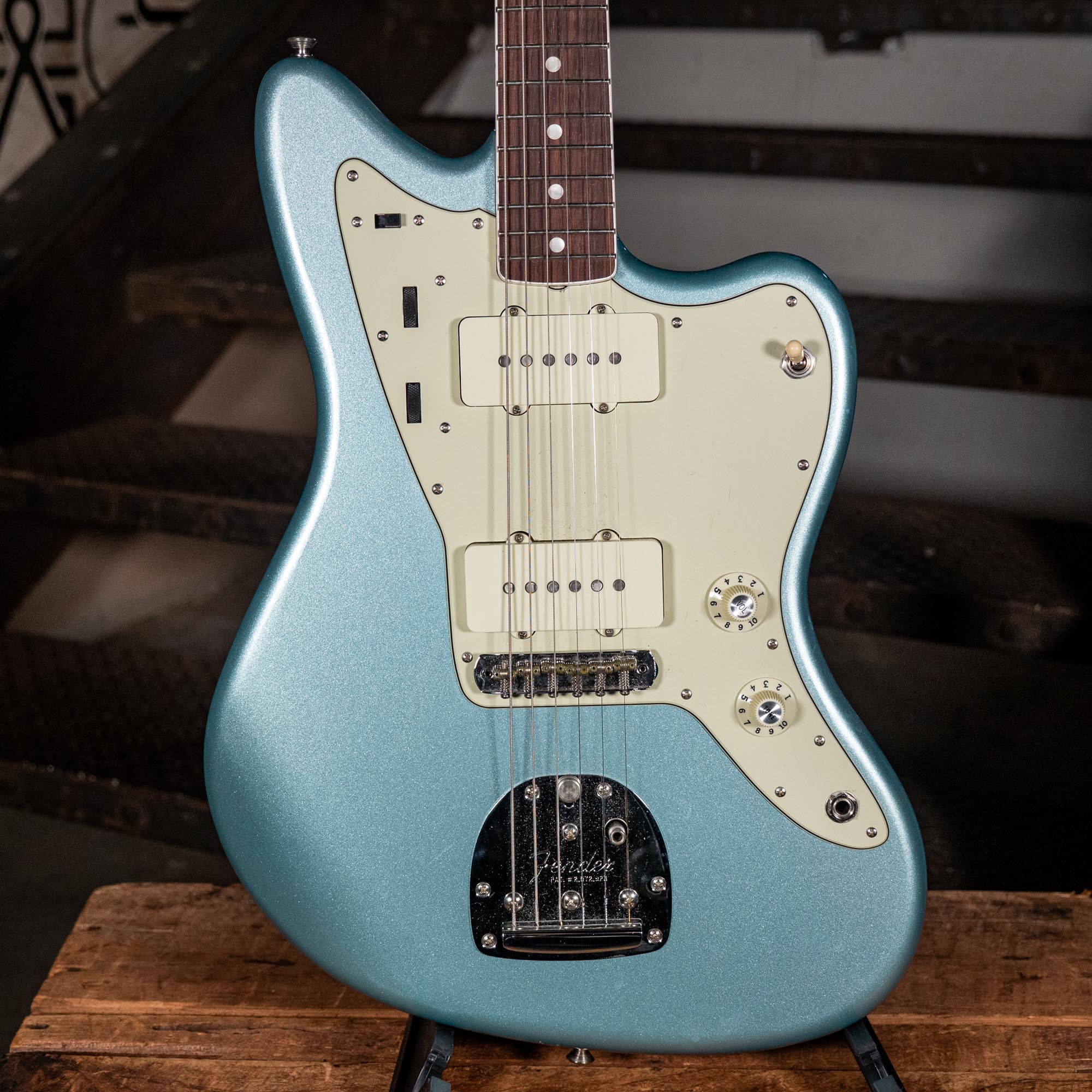 Fender 2017 '65 Jazzmaster Firemist Silver Wildwood Thin Skin With OHS
