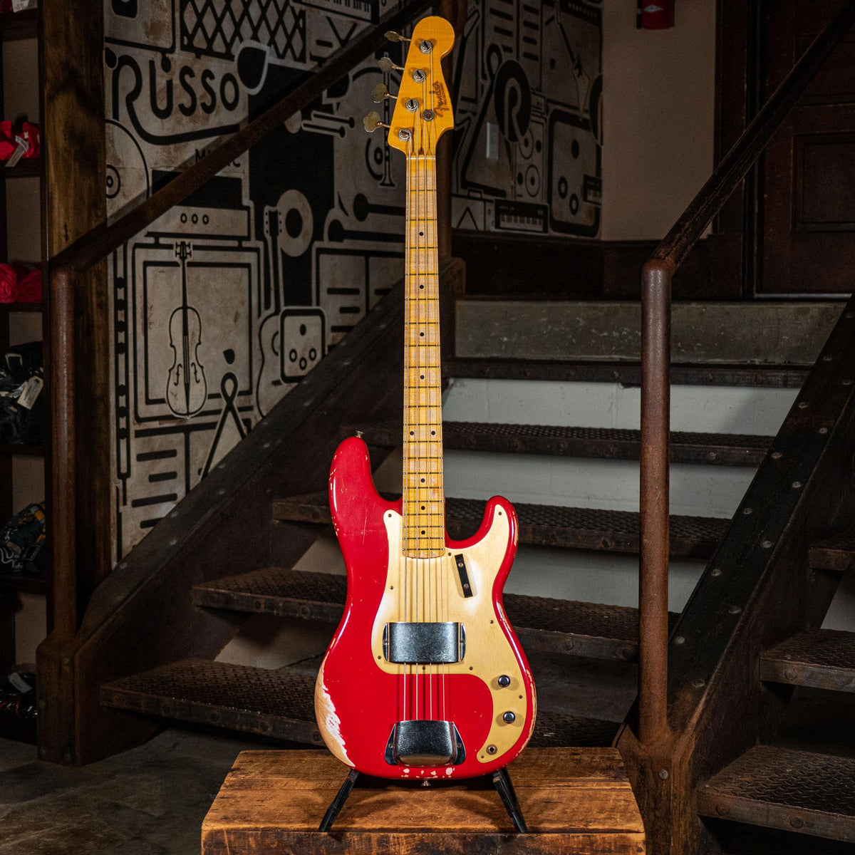 Fender 2014 Custom Shop '57 Relic Precision Bass Dakota Red With OHSC - Used