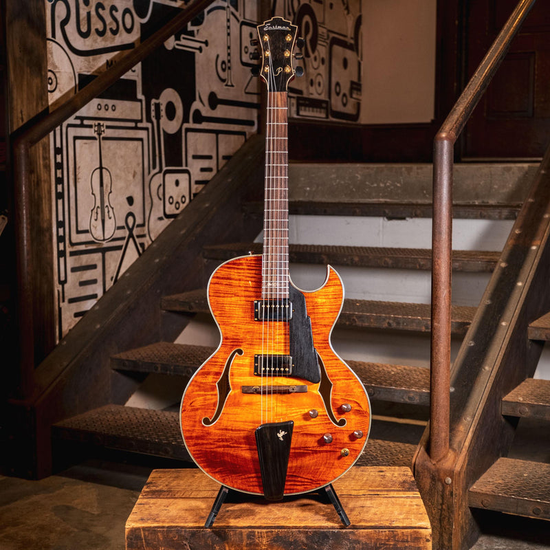 Eastman AR380CE John Pisano Honey Burst With OHSC - Used